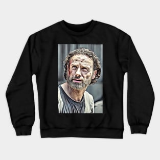 Rick Grimes Beard Crewneck Sweatshirt